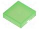 Cap  UB series  12x12x3mm  green  UB
