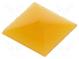 Cap  UB series  10.35x10.35x0.5mm  amber  UB