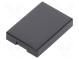 Cap  UB series  17x12x3mm  black  UB