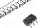 Mikrokontrolér AVR  SRAM  32B  Flash  512B  SOT23-6  1,8÷5,5V