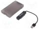 Adaptér USB na SATA  podporuje 1x HDD 2,5