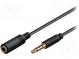 Kabel  Jack 3,5mm 4pin zásuvka,Jack 3,5mm 4pin vidlice  2m
