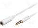 Kabel  Jack 3,5mm 4pin zásuvka,Jack 3,5mm 4pin vidlice  2m