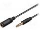 Kabel  Jack 3,5mm 3pin zásuvka,Jack 3,5mm 3pin vidlice  1m