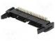 Zásuvka  IDC  vidlice  PIN  40  úhlové 90°  THT  zlacený  2,54mm