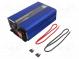 Měnič  automobilový DC/AC  600W  Uvýst  230VAC  11÷15VDC  92%  IP21