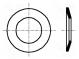 Podložka  kónická  M10  D=22mm  h=1,7mm  nerezavějící ocel A2