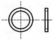 Podložka  kulatá  M13  D=17mm  h=2mm  ocel  Povlak  zinek  BN  739