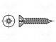 Vrut  do kovu  2,9x13  Hlava  kuželová  Pozidriv  PH1  kalená ocel
