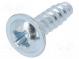 Vrut  pro plasty  3,5x13  Hlava  kulatá  Phillips  PH2  kalená ocel