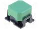 Switch  keypad  Pos  2  SPST-NO  0.05A/16VDC  green  SMT  2.45N  B3AL