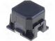 Switch  keypad  Pos  2  SPST-NO  0.05A/16VDC  black  SMT  3N  square