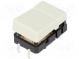 Switch  keypad  Pos  2  SPST-NO  0.05A/24VDC  ivory  THT  1.27N  B3J