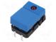 Switch  keypad  Pos  2  SPST-NO  0.05A/24VDC  blue  LED  THT  1.27N