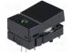Switch  keypad  Pos  2  SPST-NO  0.05A/24VDC  black  LED  green  THT