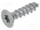 Vrut  do dřeva  3x12  Hlava  kuželová  Torx®  TX10  kalená ocel