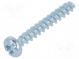 Vrut  pro plasty  3x20  Hlava  válcová  plochá,Torx®  0,8mm,TX10