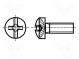 Šroub  M3x5  Hlava  kulatá  Phillips,plochá  ocel  zinek  0,6mm,PH1