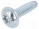 Vrut  do kovu  5x14  Hlava  kulatá  Torx®  TX25  kalená ocel  zinek