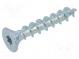 Vrut  do dřeva  5x30  Hlava  kuželová  Torx®  TX20  kalená ocel