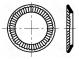 Podložka  kónická  M6  D=10mm  h=1,2mm  nerezavějící ocel A2