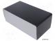 Kryt  s panelem  X 118mm  Y 223mm  Z 84mm  hliník  stříbrná