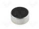 Kapacitní mikrofon  Ø9,7x4,5mm  2,2kΩ  600uA  1,5÷10V  SNR 60dB