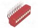 Přepínač  DIP-SWITCH  Počet sekcí  9  0,1A/50VDC  pol  2  -40÷85°C