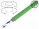 Vodič  RS485,přenos dat  1x2x0,22mm2  lanko  Cu  LSZH  zelená  300V