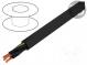 BITNER S66232 Vodič  BiT 1000 FR  2x1,5mm2  nestíněný  0,6/1kV  Cu  lanko  černá
