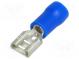 Faston  plochý  5,2mm  0,8mm  zásuvka  1,5÷2,5mm2  krimpovací