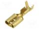 Faston  plochý  4,8mm  0,5mm  zásuvka  0,5÷1,25mm2  krimpovací