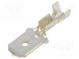 Faston  plochý  6,3mm  0,8mm  kolík  0,5÷1mm2  krimpovací  na kabel