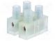Svorkovnice  šroubová svorka  4mm2  400V  póly  2  svorky  4