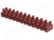 Svorkovnice  šroubová svorka  6mm2  400V  póly  12  svorky  24
