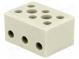 Svorkovnice  šroubová svorka  4mm2  450V  póly  3  svorky  6  L  34mm