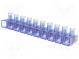 Svorkovnice  šroubová svorka  4mm2  450V  póly  10  svorky  10