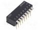 Přepínač  DIP-SWITCH  Počet sekcí  8  0,1A/5VDC  pol  2  -20÷85°C