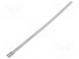 Cable tie  L  150mm  W  4.6mm  acid resistant steel AISI 316  445N