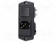 Konektor  napájecí AC  zásuvka  vidlice  10A  250VAC  IEC 60320