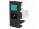Konektor  napájecí AC  zásuvka  vidlice  10A  250VAC  IEC 60320