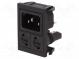 Konektor  napájecí AC  zásuvka  vidlice  10A  250VAC  IEC 60320