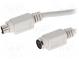 Kabel  PS/2 vidlice,z obou stran  Dél  2m  propojení 1  1  tienený