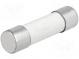 Pojistka  tavná  keramická, průmyslová  10A  500VAC  10,3x38mm
