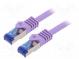 Patch cord  S/FTP  6a  lanko  Cu  LSZH  fialová  1m  26AWG  -20÷75°C