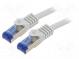 Patch cord  S/FTP  6a  lanko  Cu  LSZH  šedá  3m  26AWG  -20÷75°C