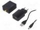 Analogově-číslicový konvertor  5VDC  Vst  RCA zásuvka x2  černá