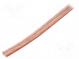 Vodič  reproduktorový  lanko  CCA  průhledná  nestíněný  PVC