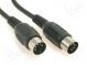 Kabel  DIN 5pin vidlice,z obou stran  1,2m