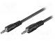 Kabel  Jack 3,5mm vidlice,z obou stran  2,5m